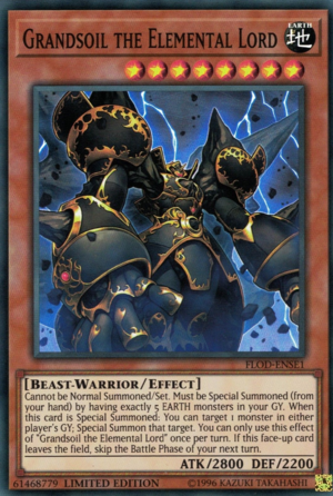 Grandsoil the Elemental Lord [FLOD-ENSE1] Super Rare 
