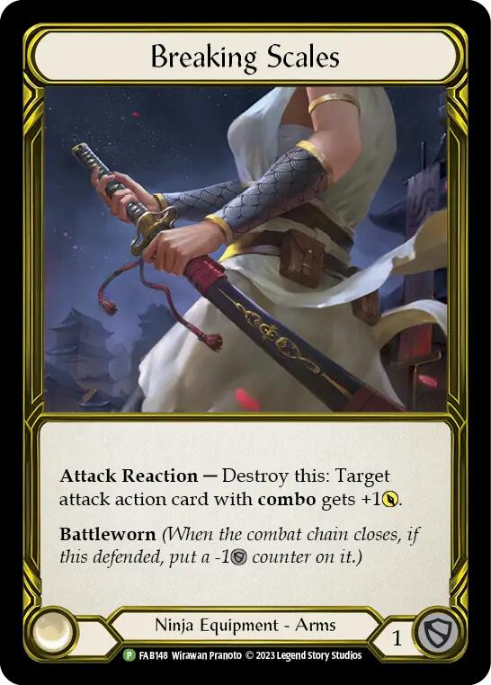 Breaking Scales (Golden) [FAB148] (Promo) Cold Foil 