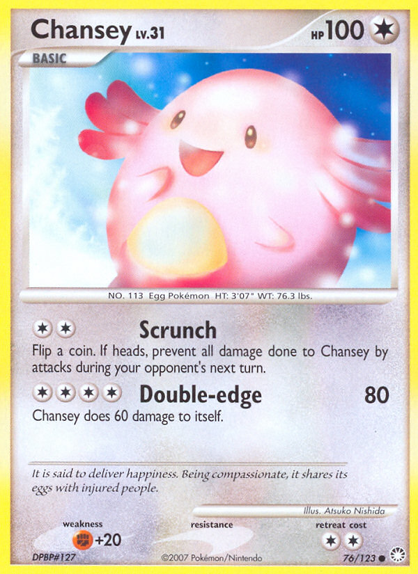 Chansey (76/123) [Diamond &amp; Pearl: Mysterious Treasures] 