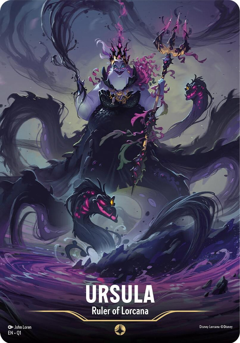 Ursula - Ruler of Lorcana (Oversized) [Illuminaeer's Quest: Deep Trouble] 