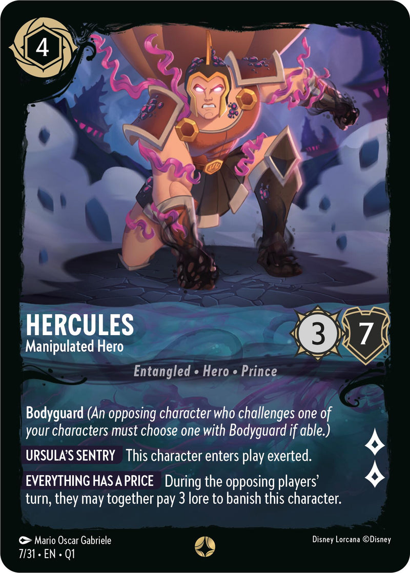 Hercules - Manipulated Hero (7/31) [Illuminaeer's Quest: Deep Trouble] 
