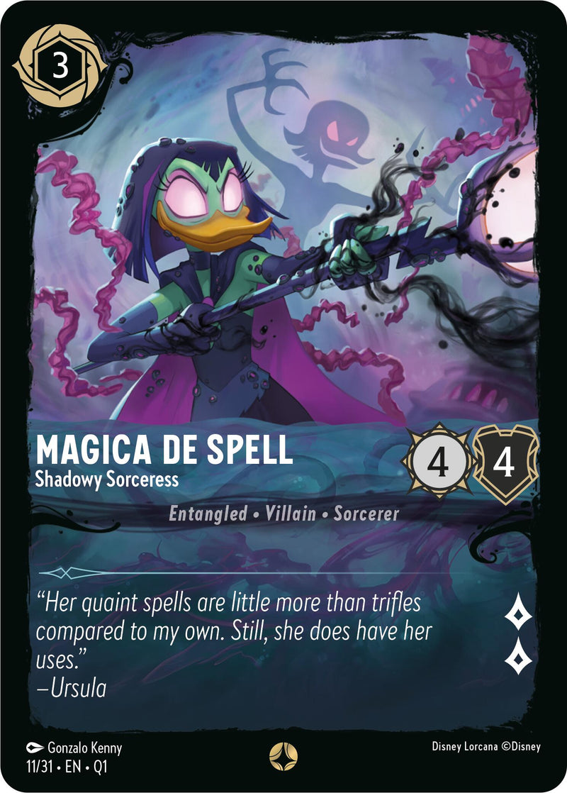 Magica De Spell - Shadowy Sorceress (11/31) [Illuminaeer's Quest: Deep Trouble] 