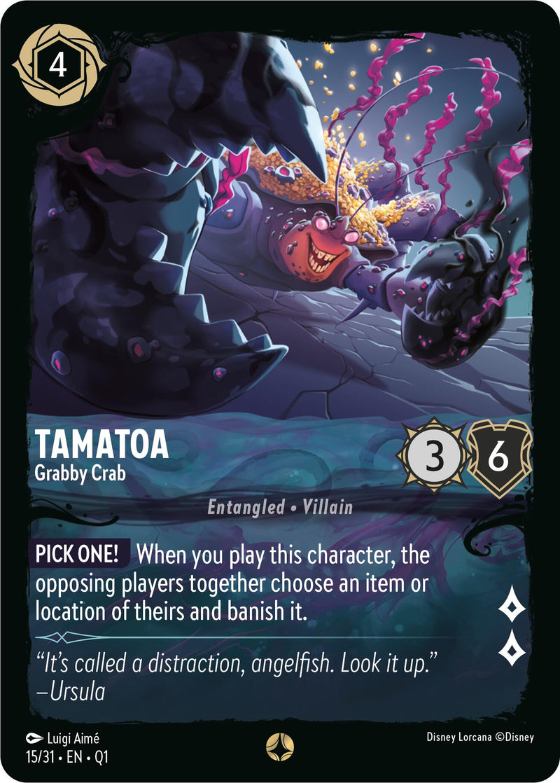 Tamatoa - Grabby Crab (15/31) [Illuminaeer's Quest: Deep Trouble] 