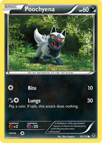Poochyena (53/119) [XY: Phantom Forces] 