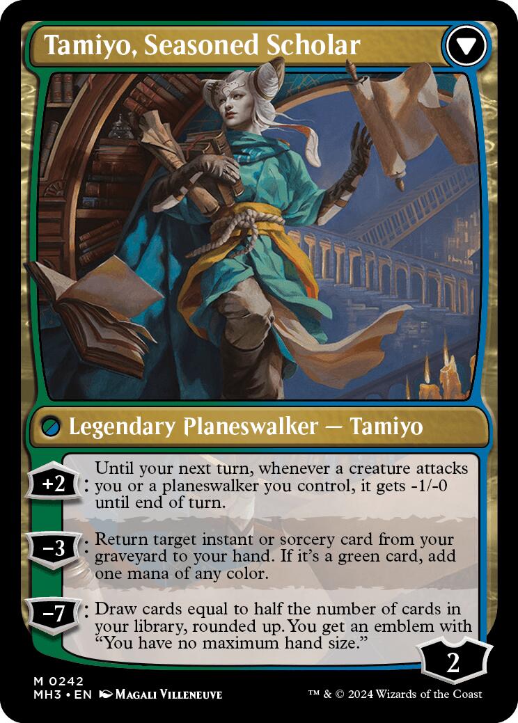 Tamiyo, Inquisitive Student [Modern Horizons 3 Prerelease Promos] 
