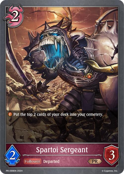 Spartoi Sergeant (PR-099EN) [Promotional Cards]