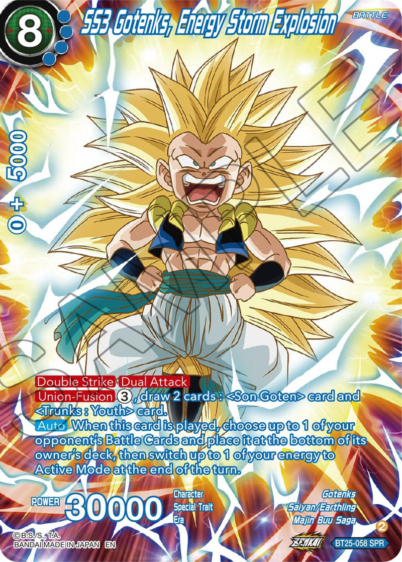 SS3 Gotenks, Energy Storm Explosion (BT25-058) [Legend of the Dragon Balls]