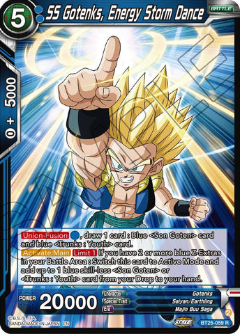 SS Gotenks, Energy Storm Dance (BT25-059) [Legend of the Dragon Balls] 