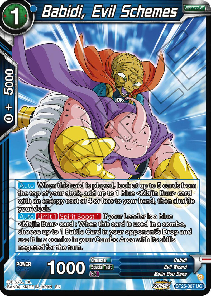 Babidi, Evil Schemes (BT25-067) [Legend of the Dragon Balls]