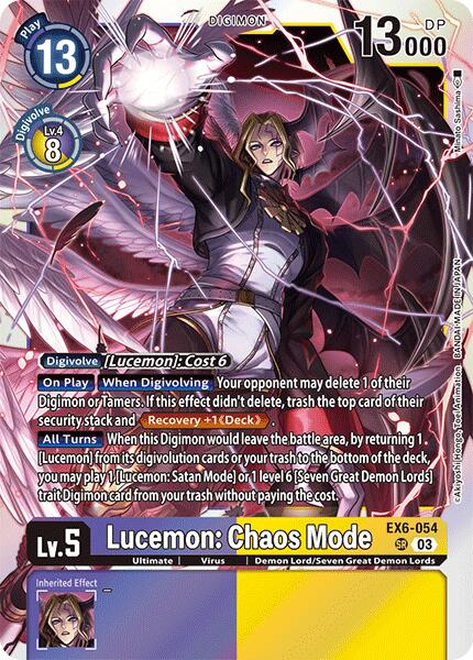 Lucemon: Chaos Mode [EX6-054] [Infernal Ascension]