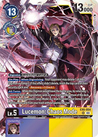 Lucemon: Chaos Mode [EX6-054] [Infernal Ascension] 