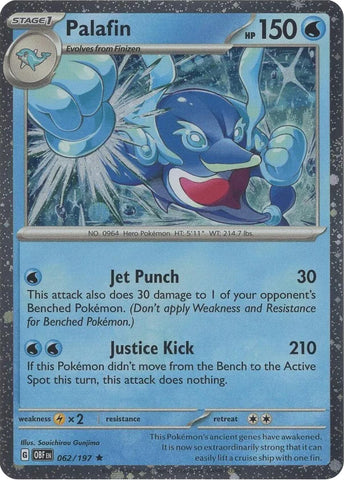 Palafin (062/197) (Cosmos Holo) [Scarlet &amp; Violet: Black Star Promos] 