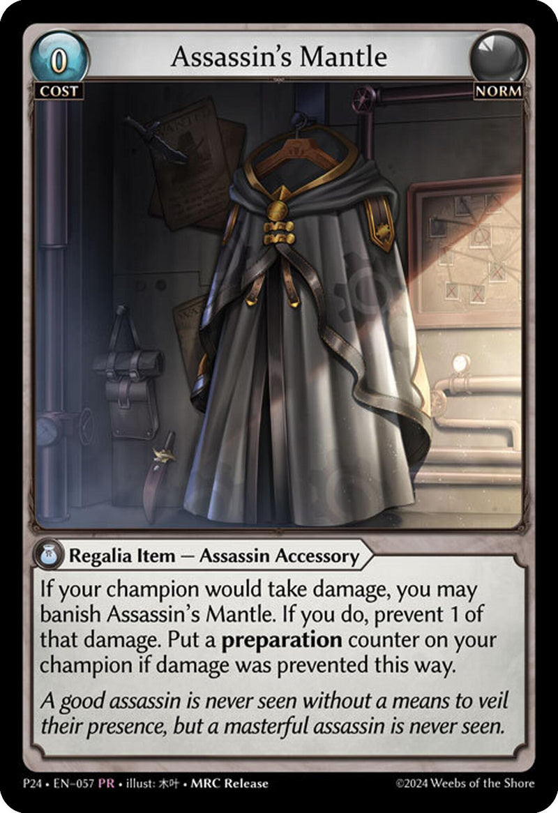 Assassin's Mantle (057) [Promotional Cards] 