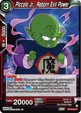 Piccolo Jr., Reborn Evil Power (BT25-023) [Legend of the Dragon Balls] 