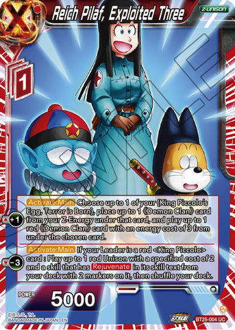 Reich Pilaf, Exploited Three (BT25-004) [Legend of the Dragon Balls] 