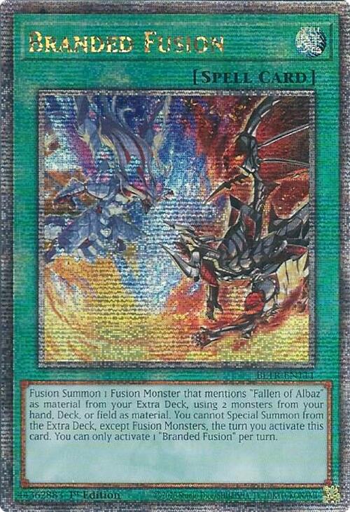 Branded Fusion (Quarter Century Secret Rare) [BLTR-EN111] Quarter Century Secret Rare