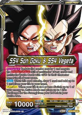 SS4 Son Goku &amp; SS4 Vegeta // SS4 Gogeta, Strongest Fusion Explosion (BT25-098 UC) [Legend of the Dragon Balls] 