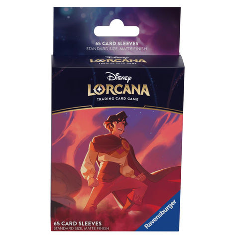 Disney Lorcana: Card Sleeves (Aladdin - Heroic Outlaw / 65-Pack) 