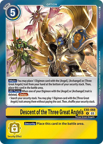 Descent of the Three Great Angels [EX6-068] [Infernal Ascension] 