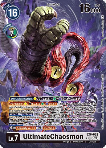 UltimateChaosmon [EX6-062] (Alternate Art) [Infernal Ascension] 