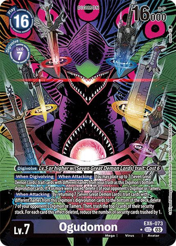 Ogudomon [EX6-073] (Alternate Art) [Infernal Ascension] 