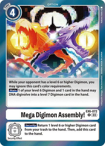 Mega Digimon Assembly! [EX6-072] [Infernal Ascension] 