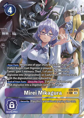 Mirei Mikagura [EX6-074] (Alternate Art) [Infernal Ascension] 
