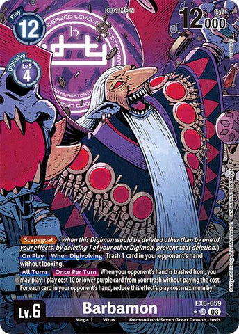 Barbamon [EX6-059] (Alternate Art) [Infernal Ascension] 