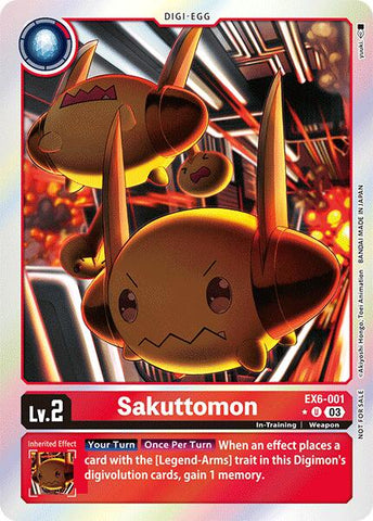Sakuttomon [EX6-001] (Box Promotion Pack: Infernal Ascension) [Infernal Ascension] 
