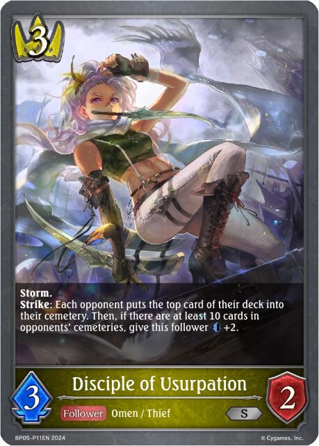 Disciple of Usurpation (Foil) (BP05-P11EN) [Omens Eternal]