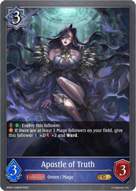 Apostle of Truth (BP05-038EN) [Omens Eternal]