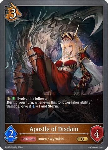 Apostle of Disdain (BP05-055EN) [Omens Eternal] 