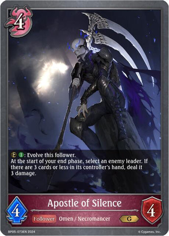 Apostle of Silence (BP05-073EN) [Omens Eternal] 
