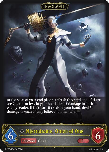 Mjerrabaine, Omen of One (Evolved) (BP05-104EN) [Omens Eternal]