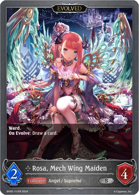 Rosa, Mech Wing Maiden (Evolved) (BP05-111EN) [Omens Eternal]