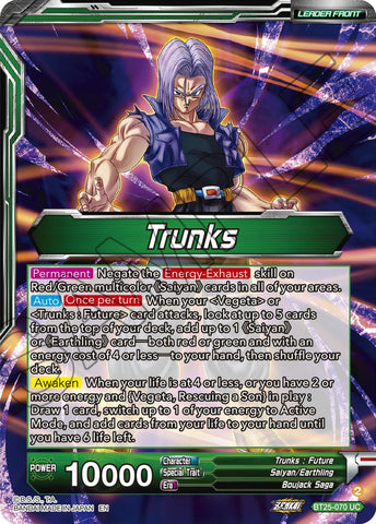 Trunks // SS Trunks, Tournament Battle to the Death (BT25-070) [Legend of the Dragon Balls] 