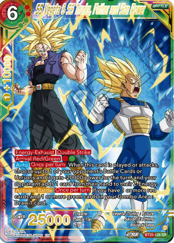 SS Vegeta &amp; SS Trunks, Father and Son Power (BT25-128) [Legend of the Dragon Balls] 