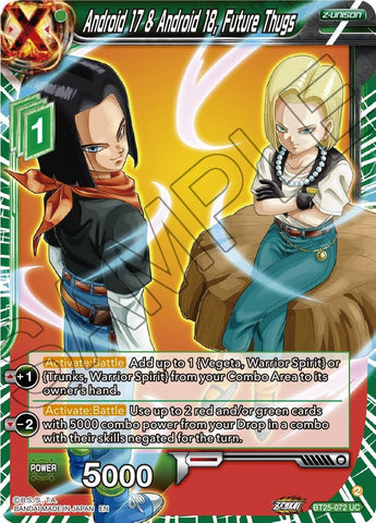 Android 17 &amp; Android 18, Future Thugs (BT25-072) [Legend of the Dragon Balls] 