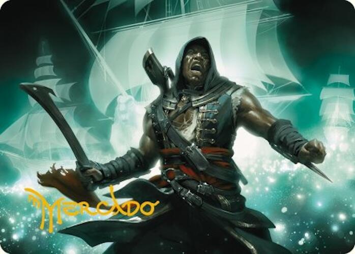 Adewale, Breaker of Chains Art Card (Gold-Stamped Signature) [Assassin's Creed Art Series] 