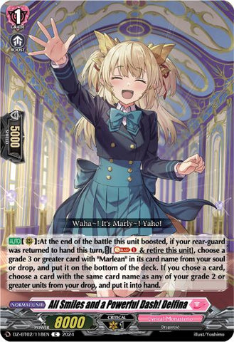 All Smiles and a Powerful Dash! Delfina (DZ-BT02/118EN) [Illusionless Strife] 