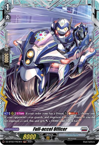 Full-accel Officer (FR) (DZ-BT02/FR23EN) [Illusionless Strife]