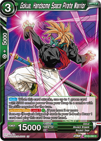 Gokua, Handsome Space Pirate Warrior (BT25-090) [Legend of the Dragon Balls] 