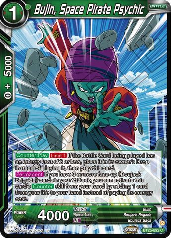 Bujin, Space Pirate Psychic (BT25-092) [Legend of the Dragon Balls] 