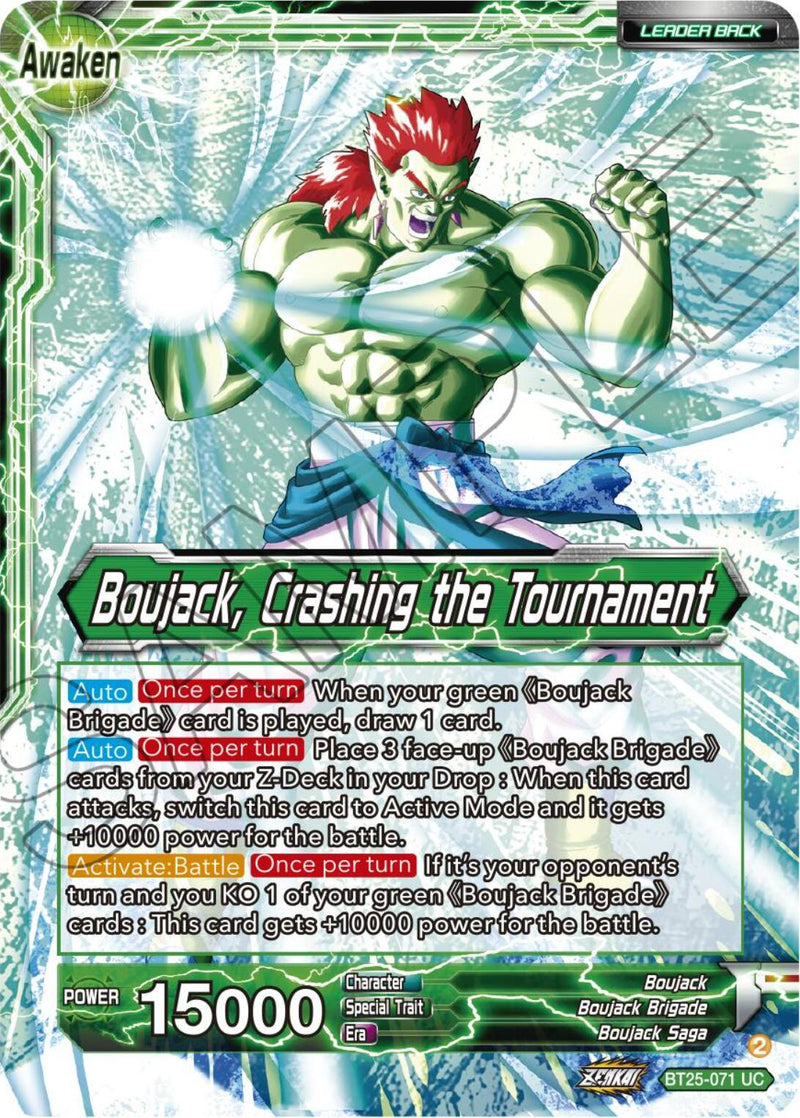 Boujack Brigade // Boujack, Crashing the Tournament (BT25-071) [Legend of the Dragon Balls]