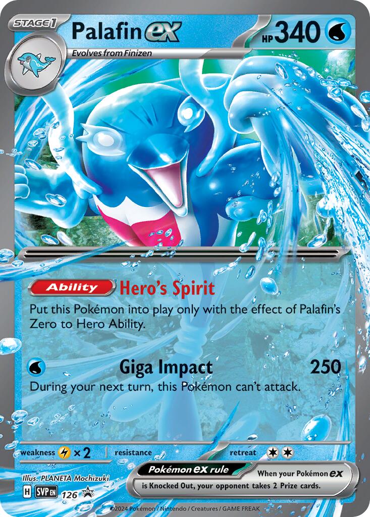 Palafin ex (126) [Scarlet &amp; Violet: Black Star Promos] 