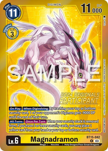 Magnadramon [BT15-042] (2024 Regionals Participant) [Exceed Apocalypse] 