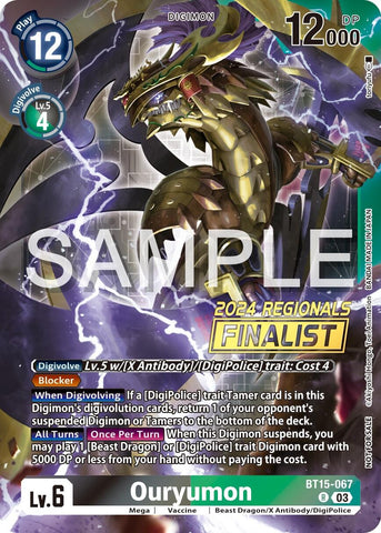 Ouryumon [BT15-067] (2024 Regionals Finalist) [Exceed Apocalypse] 