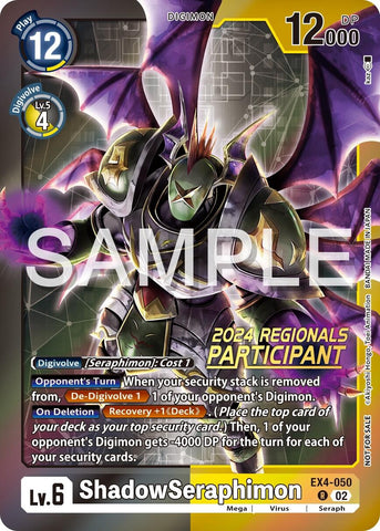 ShadowSeraphimon [EX4-050] (2024 Regionals Participant) [Alternative Being Booster] 