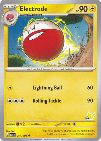 Electrode (067/193) (Pikachu Stamp #56) [Battle Academy 2024] 