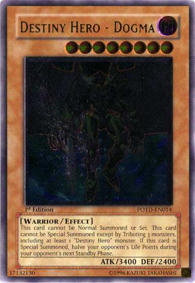 Destiny Hero - Dogma [POTD-EN014] Ultimate Rare 